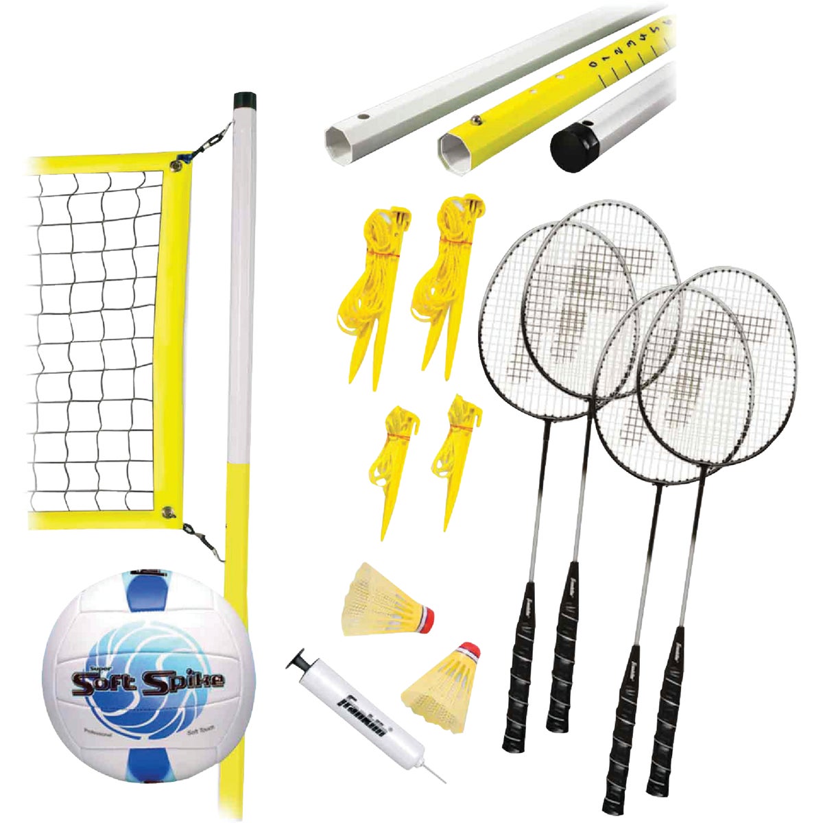 Halex Badminton and Volleyball Set Hemlock Hardware