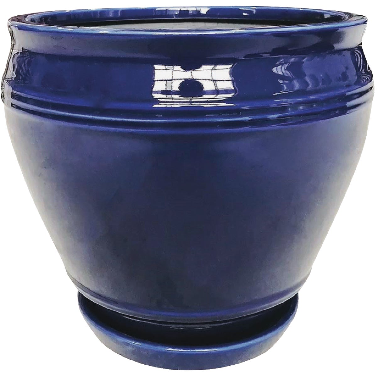 Southern Patio Collins 6 In. Ceramic Blue Planter – Hemlock Hardware