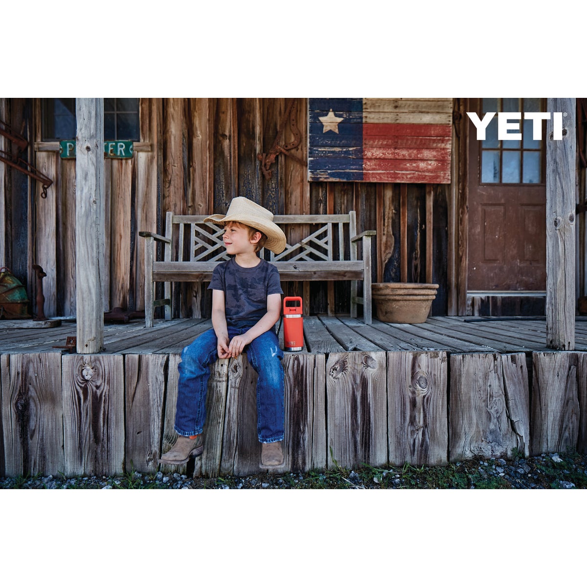 Yeti Rambler Jr 12 Oz. Canyon Red Stainless Steel Insulated