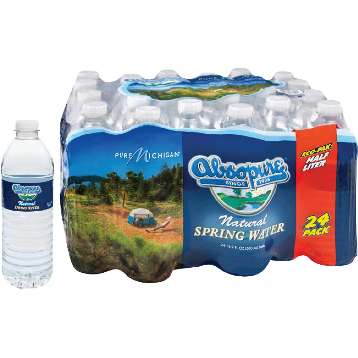 Bottled Spring Water, 24 Pack