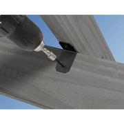 Image of Simpson Strong-Tie Outdoor Accents Avant Collection ZMAX Black Powder-Coated 2 x 90 Deg. 14 Ga. Framing Angle