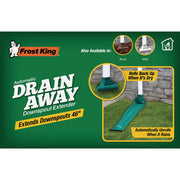 Image of Frost King's Automatic 46 In. White Downspout Extender
