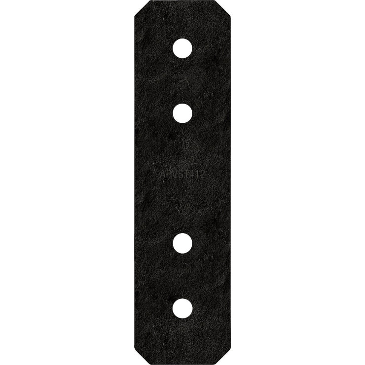 Image of Simpson Strong-Tie Outdoor Accents Avant Collection 4x 3 In. x 11-1/4 In. ZMAX Black Powder-Coated Strap