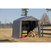 Image of ShelterLogic 10 Ft. x 10 Ft. Shed-in-a-Box, Peak Gray