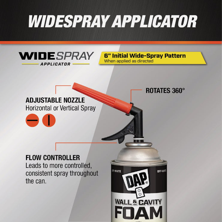 Image of DAP Wall & Cavity 20 Oz. Foam Sealant with Widespray Applicator