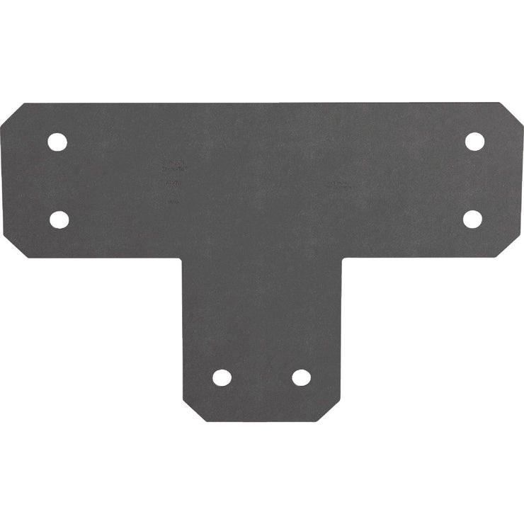 Image of Simpson Strong-Tie Outdoor Accents Avant Collection 6 In. x 6 In. ZMAX Black Powder-Coated T Strap