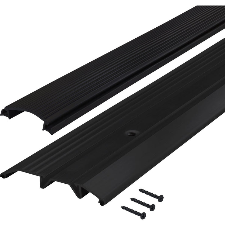 Image of M-D Low 3-3/4 In. x 3/4 In. x 36 In. Aluminum Matte Black Threshold
