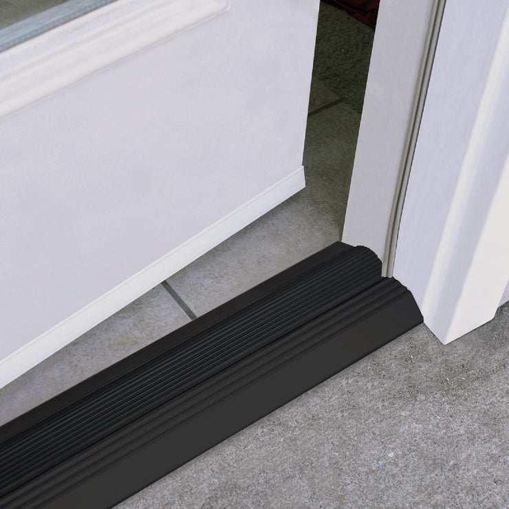 Image of M-D Low 3-3/4 In. x 3/4 In. x 36 In. Aluminum Matte Black Threshold