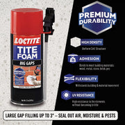 Image of Loctite Tite Foam 12 Oz. Big Gaps Foam Sealant