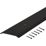 Image of M-D Flat 1-3/4 In. x 1/8 In. x 36 In. Aluminum and Vinyl Matte Black Threshold
