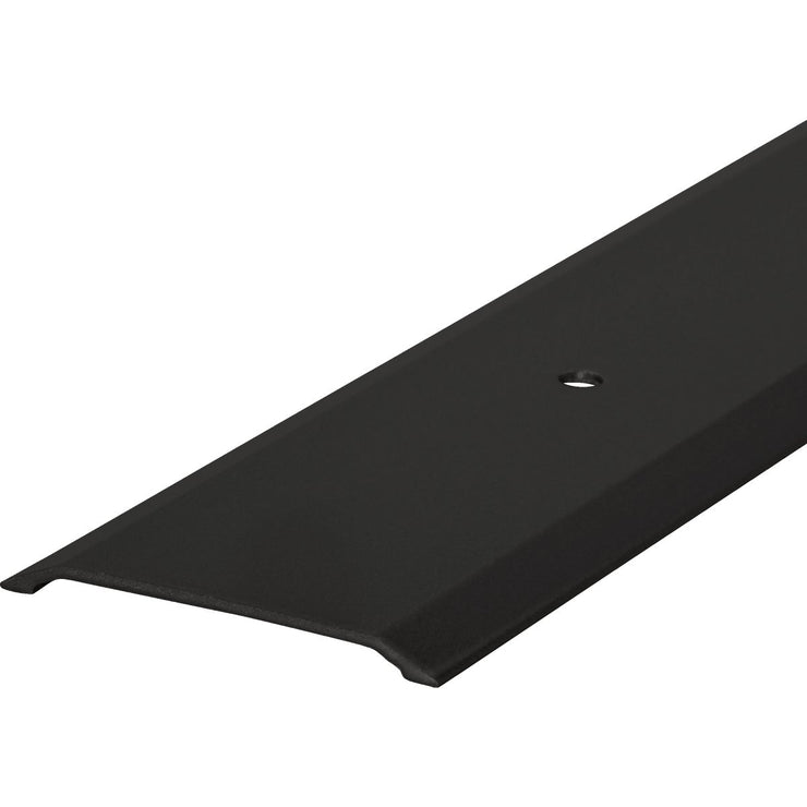 Image of M-D Flat 1-3/4 In. x 1/8 In. x 36 In. Aluminum and Vinyl Matte Black Threshold