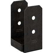 Image of Simpson Strong-Tie Outdoor Accents Avant Collection 4 In. x 4 In. Rough ZMAX Black Powder-Coated Post Base