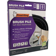 Image of Frost King 1/4 In. x 3/8 In. x 17 Ft. Brush Pile Self-Stick Weatherseal