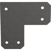 Image of Simpson Strong-Tie Outdoor Accents Avant Collection 6 In. x 6 In. ZMAX Black Powder-Coated L Strap
