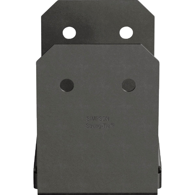 Image of Simpson Strong-Tie Outdoor Accents Avant Collection 6 In x 6 In. Rough ZMAX Black Powder-Coated Post Base