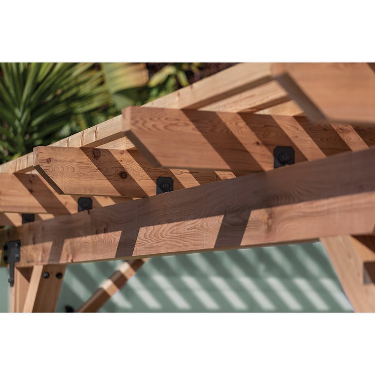 Image of Simpson Strong-Tie Outdoor Accents Avant Collection ZMAX Black Powder-Coated 4 x 90 Deg. 12 Ga. Framing Angle