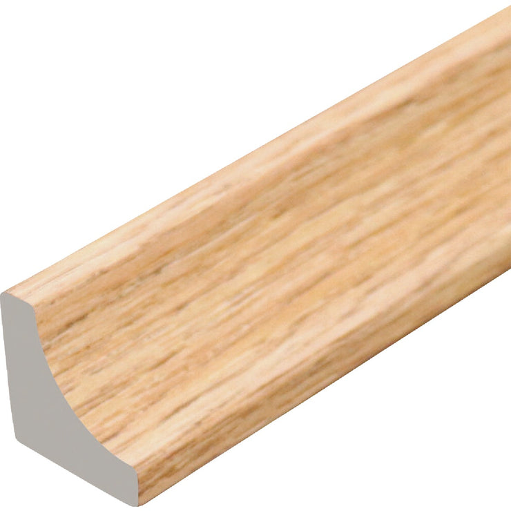 Image of Westlake Royal Building Products 3/4 In. W. x 3/4 In. H. x 8 Ft. L. Acadia Oak PVC Scotia Cove Molding