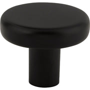 Image of Elements Gibson 1-1/4 In. Dia. Matte Black Cabinet Knob