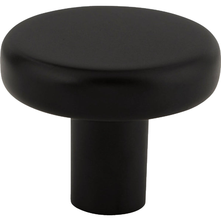 Image of Elements Gibson 1-1/4 In. Dia. Matte Black Cabinet Knob