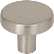 Image of Elements Gibson 1-1/4 In. Dia. Satin Nickel Cabinet Knob