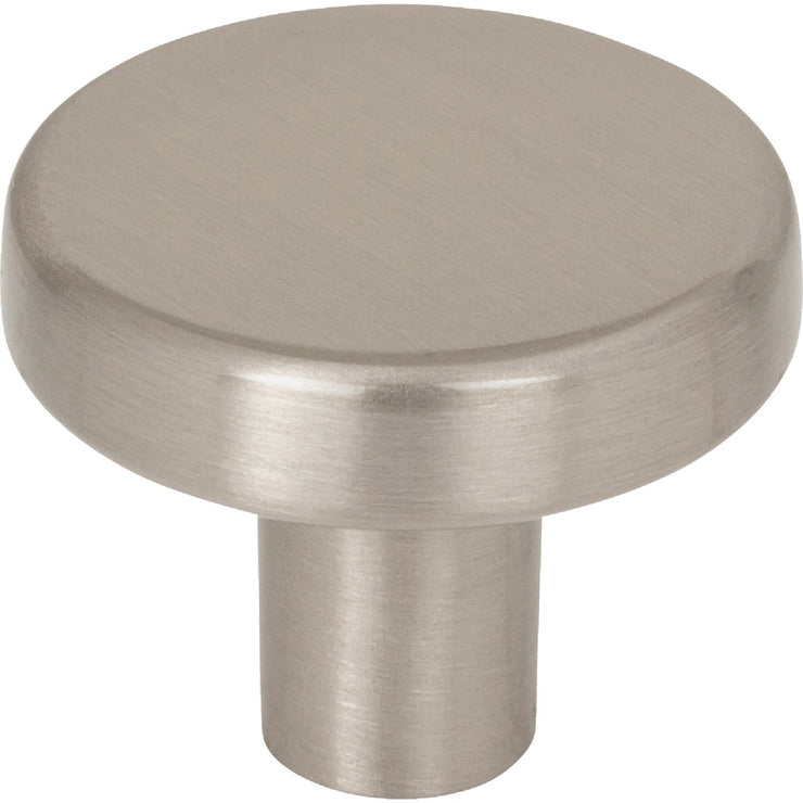 Image of Elements Gibson 1-1/4 In. Dia. Satin Nickel Cabinet Knob