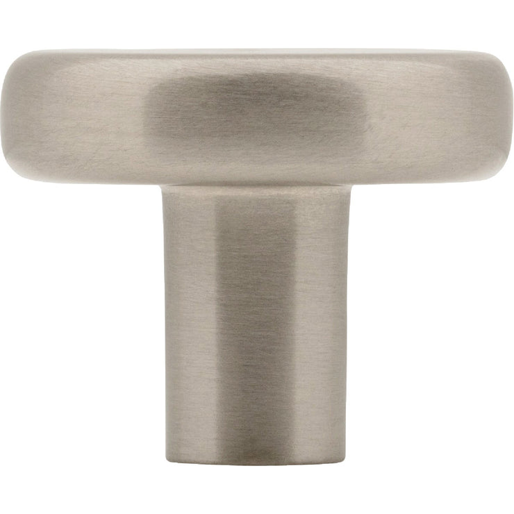 Image of Elements Gibson 1-1/4 In. Dia. Satin Nickel Cabinet Knob