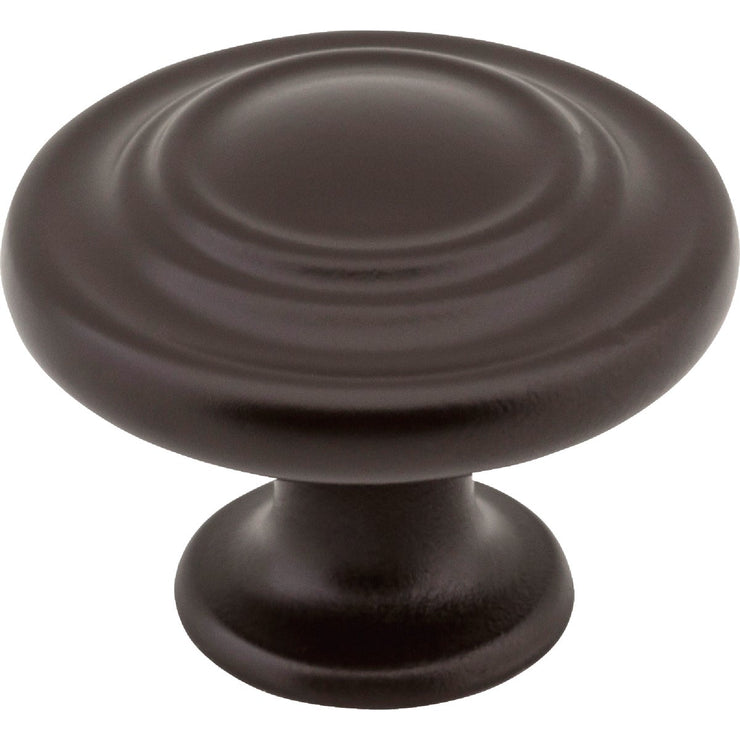 Image of Elements Arcadia 1-5/16 In. Diameter Dark Bronze Round Cabinet Knob