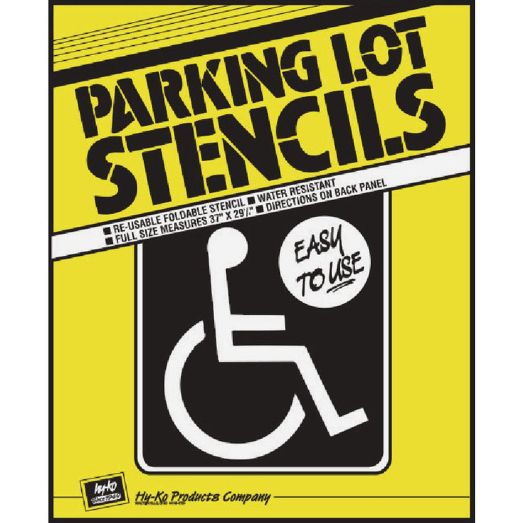 Image of Hy-Ko Handicapped Parking Lot Stencil