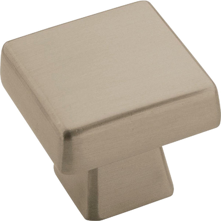 Image of Amerock Blackrock 1.1875 In. Square Satin Nickel Knob