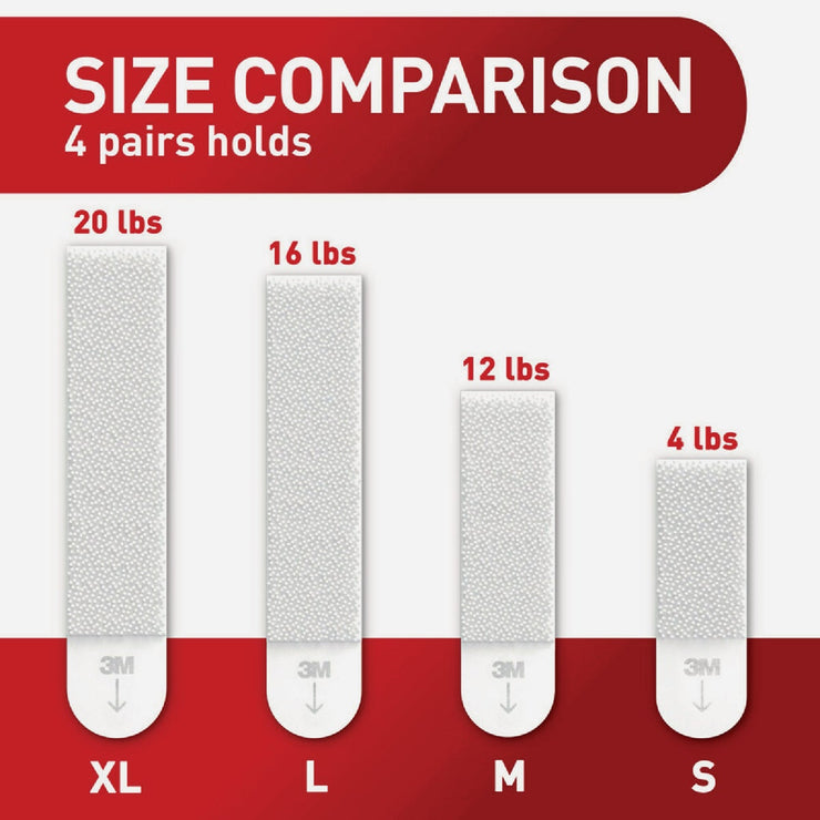 Image of Command 20 Lb. Picture Hanging Strips, White, 4 Pairs