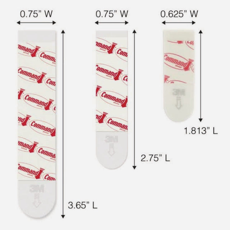 Image of 3M Command Medium Adhesive Strips, 12 Strips