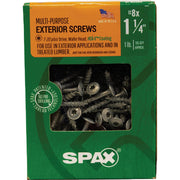 Image of SPAX 8 x1-1/4 In. Wafer Head T-20+ HCR-X (Exterior Rated) Cabinet Screw 1 Lb. (195-Count)
