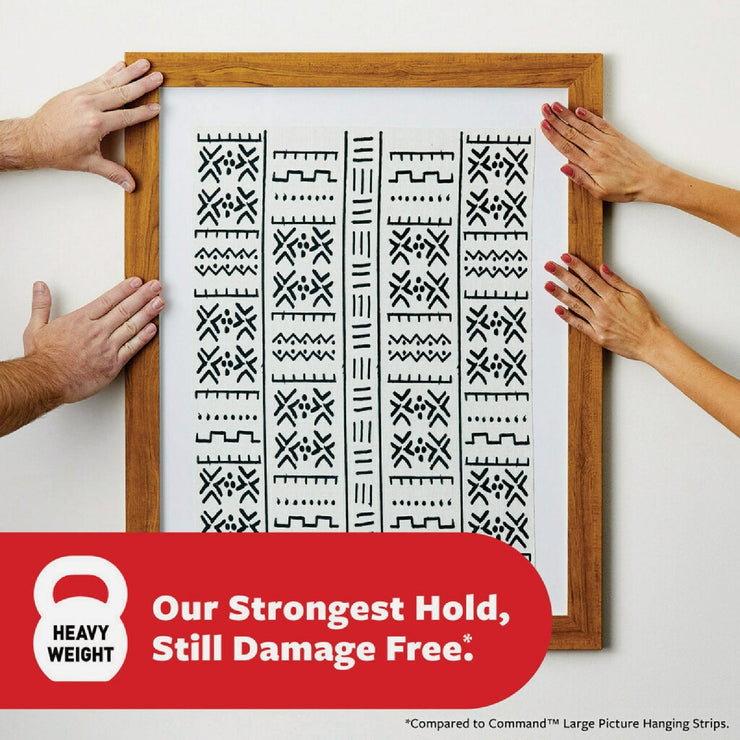 Image of Command 20 Lb. Picture Hanging Strips, Black, 4 Pairs