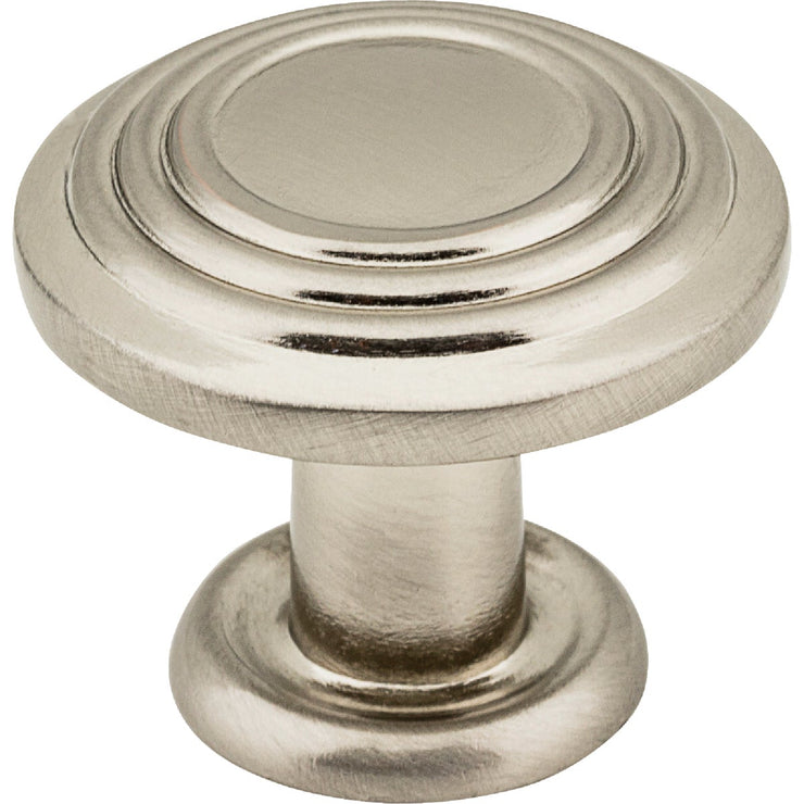 Image of Elements Vienna 1-1/4 In. Satin Nickel Diameter Mushroom Knob