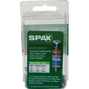Image of SPAX 6 x 3/4 In. Flat Head Unidrive (Combo Drive) Zinc (Interior) Wood Screw (45-Count)