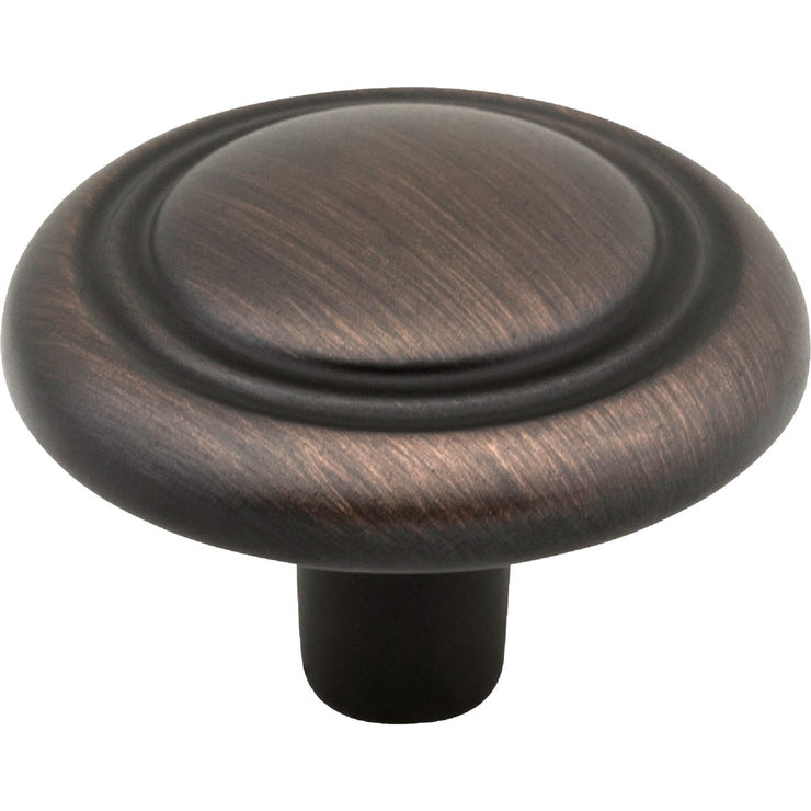 Image of Elements Kingsport 1-1/4 In. Diameter Brushed Oil Rubbed Bronze Mushroom Knob