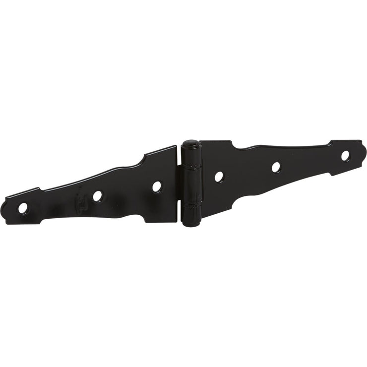 Image of National 4 In. Black Ornamental Strap Hinge 