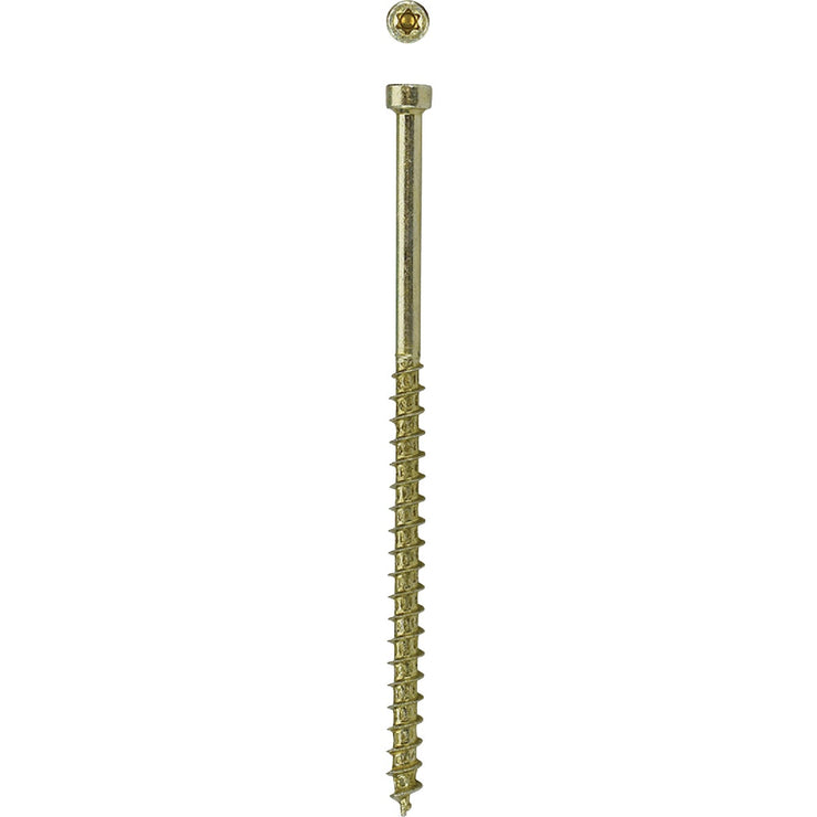 Image of SPAX 8 x 3-1/8 In. PT HCR (Exterior Rated) Yellow Trim Screw (100-Count)