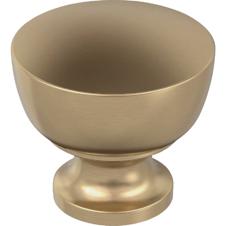 Image of Amerock Chalice 1.25 In. Dia. Round Champagne Bronze Knob