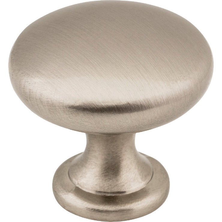 Image of Elements Madison 1-3/16 In. Diameter Satin Nickel Mushroom Knob