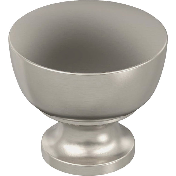 Image of Amerock Chalice 1.25 In. Dia. Round Satin Nickel Knob