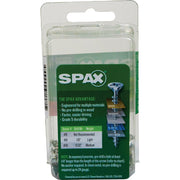 Image of SPAX 8 x 1 In. Flat Head Unidrive (Combo Drive) Zinc (Interior) Wood Screw (30-Count)