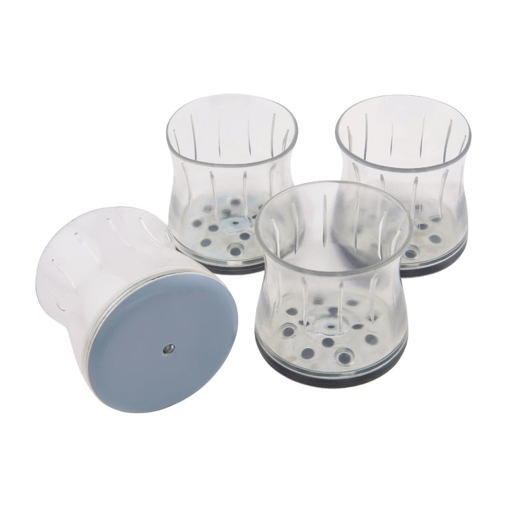 Image of  Magic Sliders Magic Fit 1-1/2 In. - 1-3/4 In. Round Slider (4-Pack)