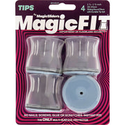 Image of  Magic Sliders Magic Fit 1-1/2 In. - 1-3/4 In. Round Slider (4-Pack)