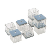 Image of  Magic Sliders Magic Fit .59 In. - .70 In. Square Slider (8-Pack)