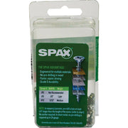 Image of SPAX 8 x 1-1/4 In. Flat Head Unidrive (Combo Drive) Zinc (Interior) Wood Screw (30-Count)