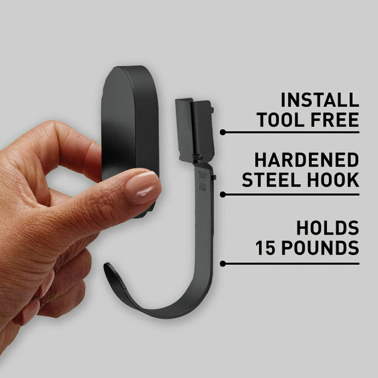 Image of 3M Claw 25 Lb. Black Drywall Hook