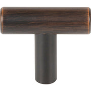 Image of Elements Naples 1-9/16 In. Length Dark Brushed Bronze Bar Knob