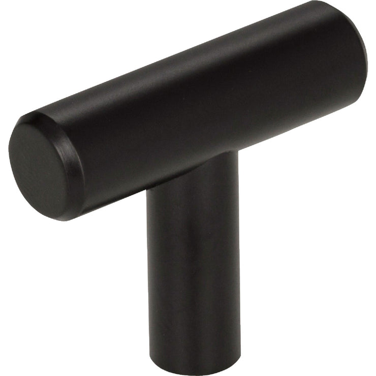 Image of Elements Naples 1-9/16 In. Length Matte Black Bar Knob
