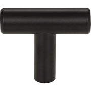 Image of Elements Naples 1-9/16 In. Length Matte Black Bar Knob